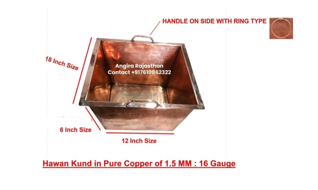 Customized havan kund 18126