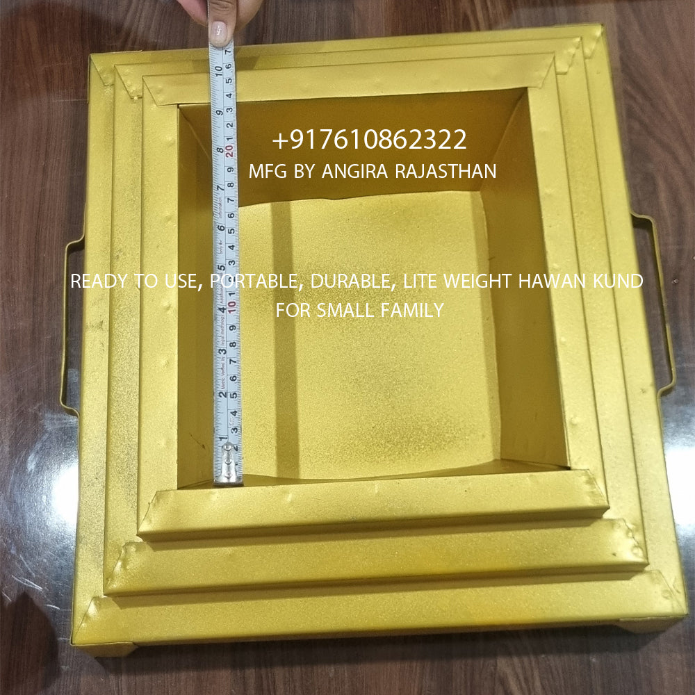 Ready to use hawan kund with stand for home