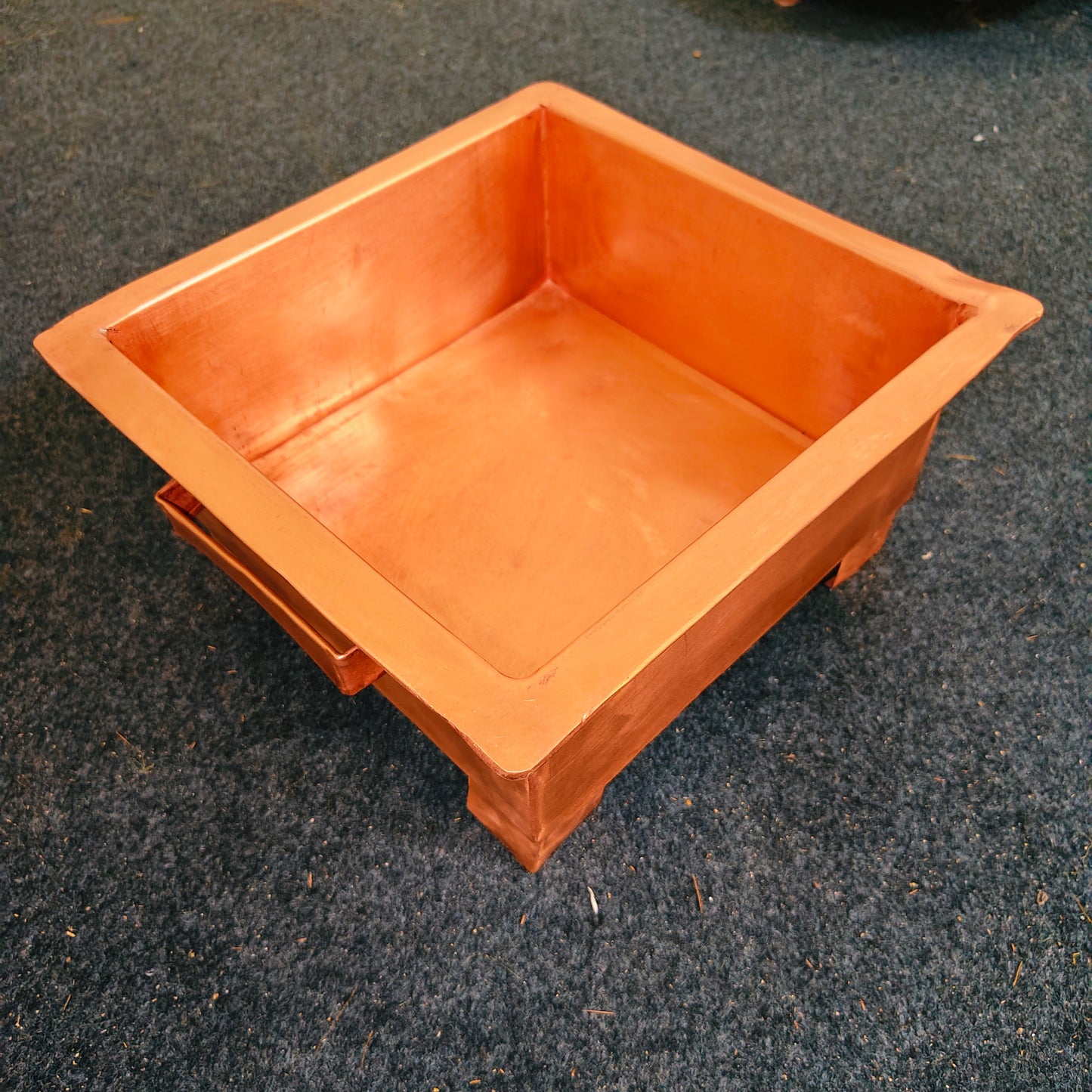 Portable travel friendly hawan kund in copper | Model no 94kS