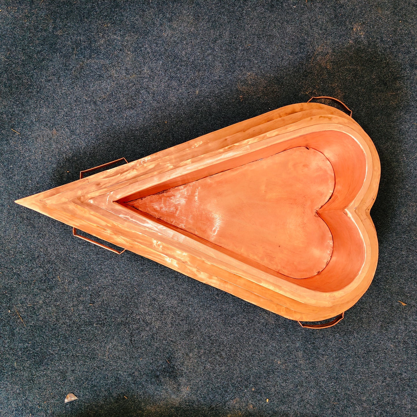 Handcrafted Copper Yoni Hawan Kund | Vedic Ritual Fire Pit | Detachable Inner Vessel | Made to Order Model no 2618126D