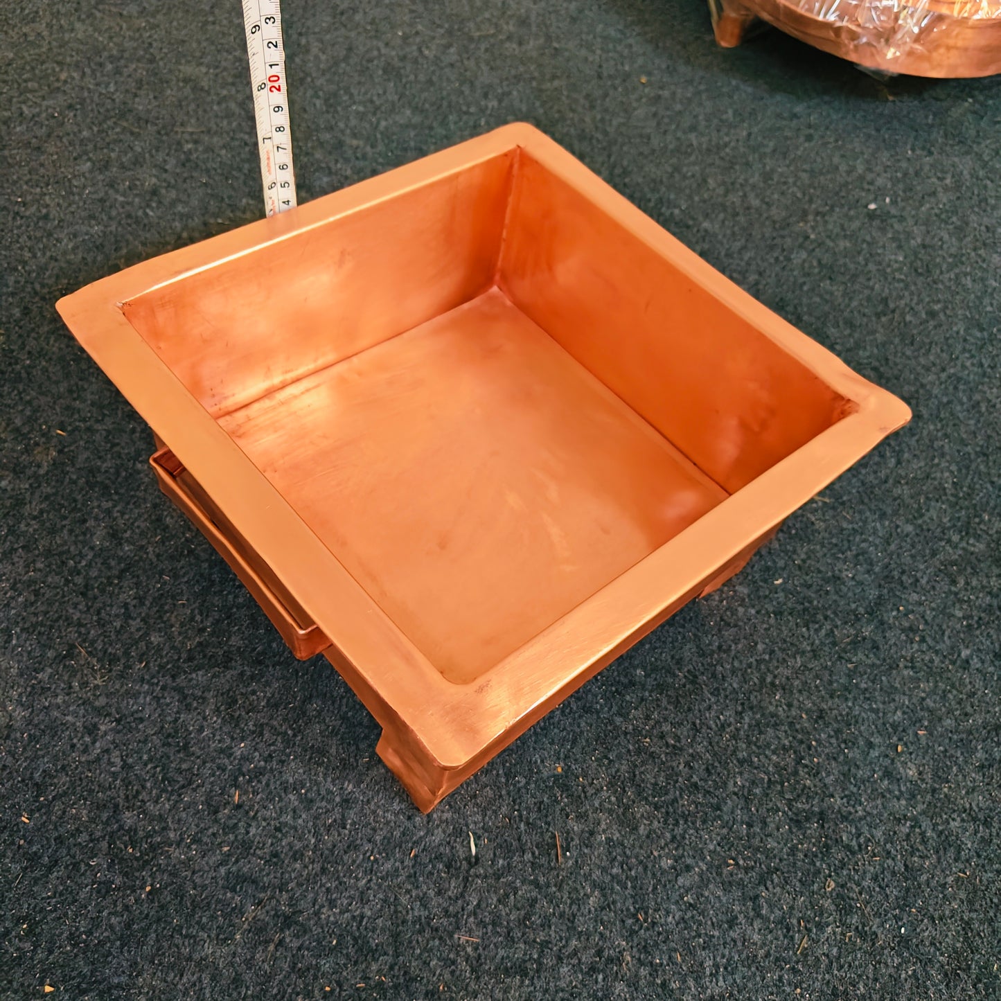 Portable travel friendly hawan kund in copper | Model no 94kS