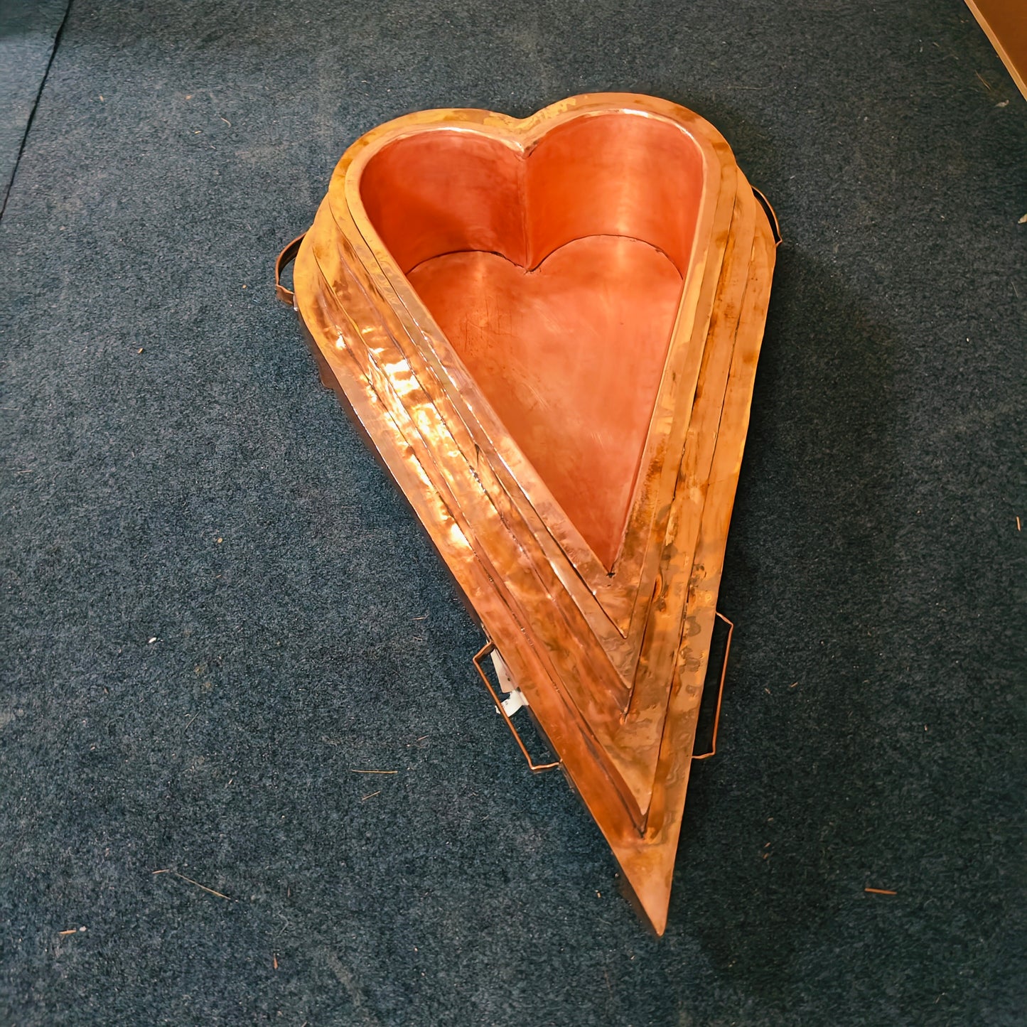 Handcrafted Copper Yoni Hawan Kund | Vedic Ritual Fire Pit | Detachable Inner Vessel | Made to Order Model no 2618126D